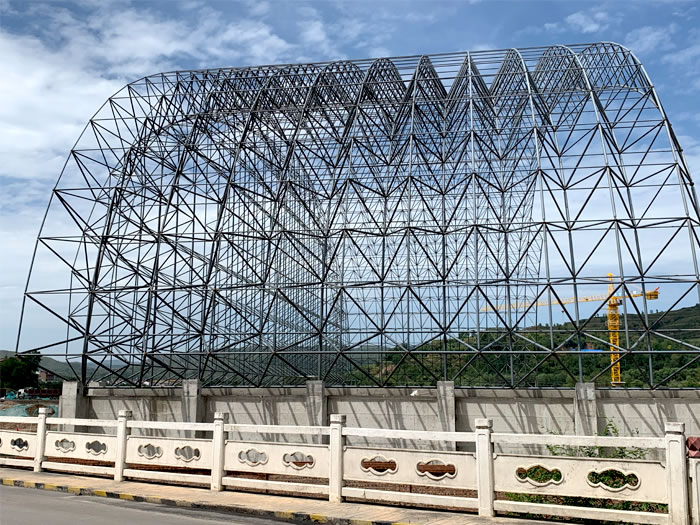 亳州山寨矿储煤棚网架